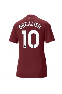 Manchester City Jack Grealish #10 Jalkapallovaatteet Naisten Kolmaspaita 2024-25 Lyhythihainen